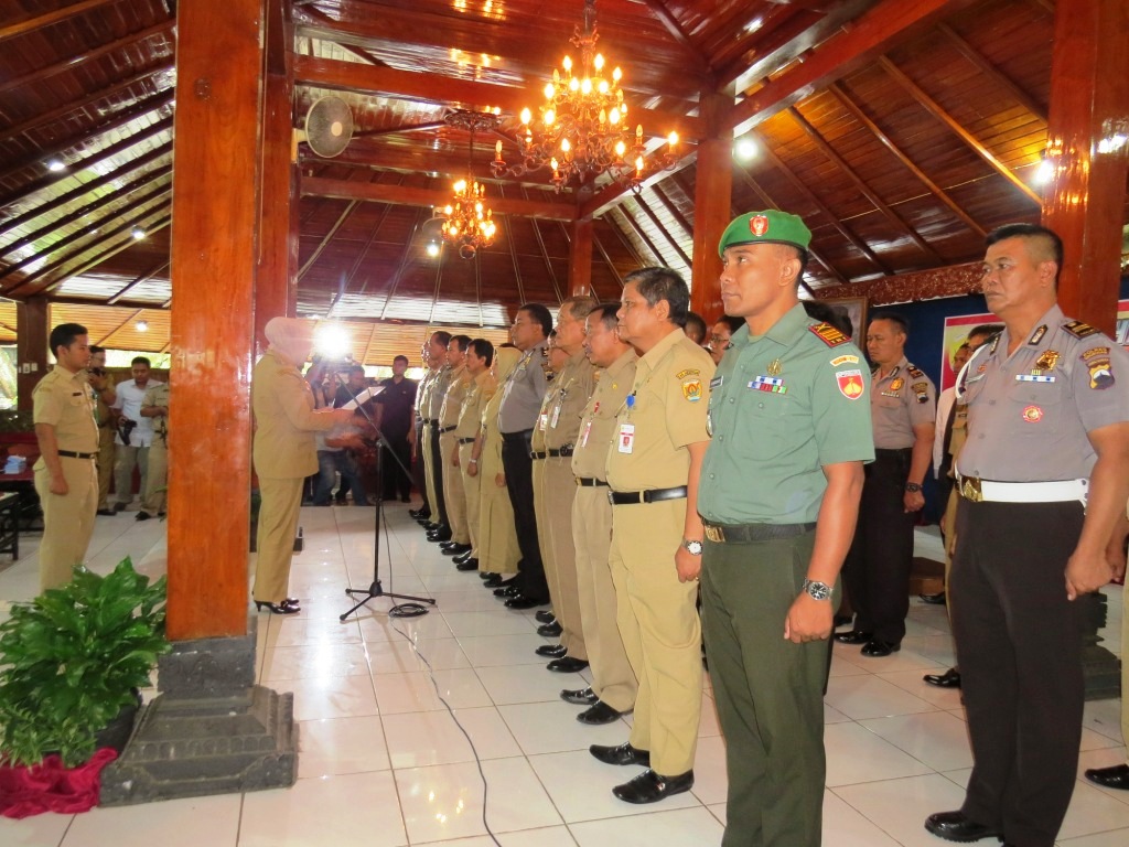 Dandim 0717/Purwodadi Hadiri Pengukuhan Satgas Pembrantasan Pungli